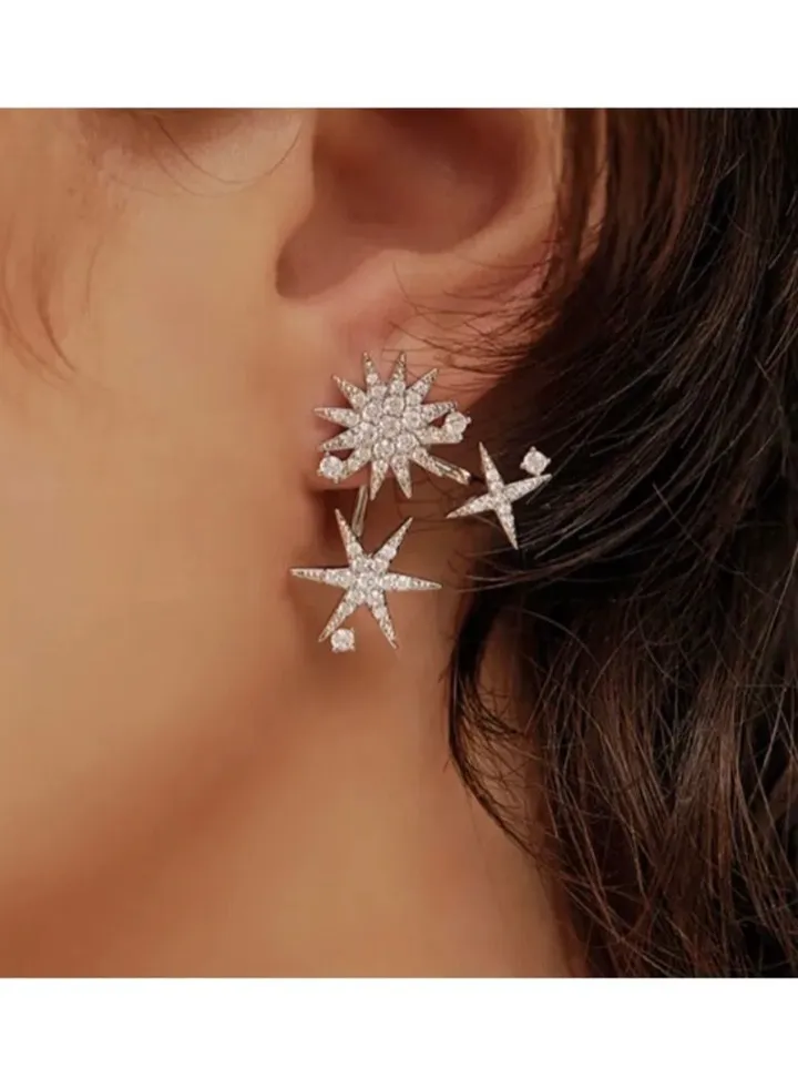 925 Silver Filled Cubic Zircon Earrings
