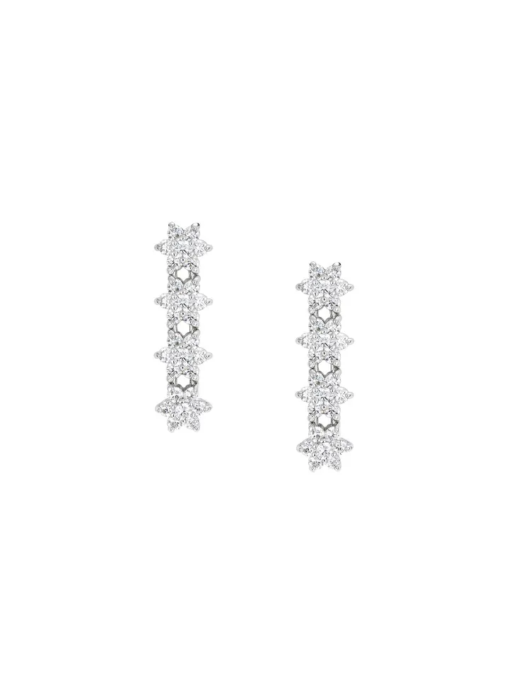 Sparkling Stars Women's Earrings Pendant Gift for Wife Girlfriend