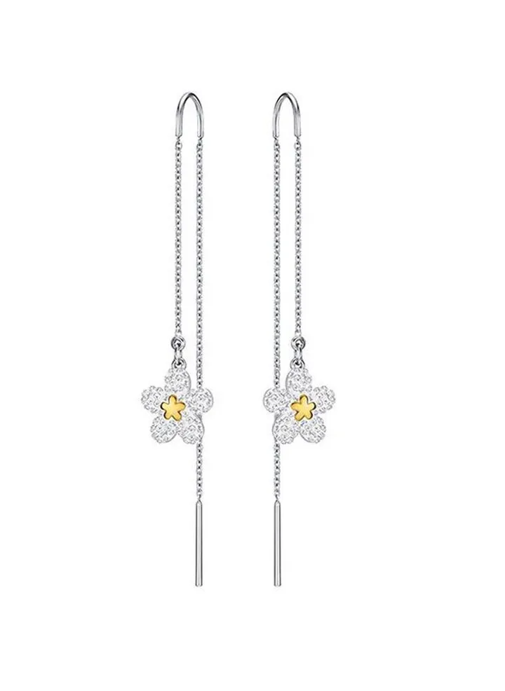 Tough Fresh Flowers Have Graceful Lines Earrings