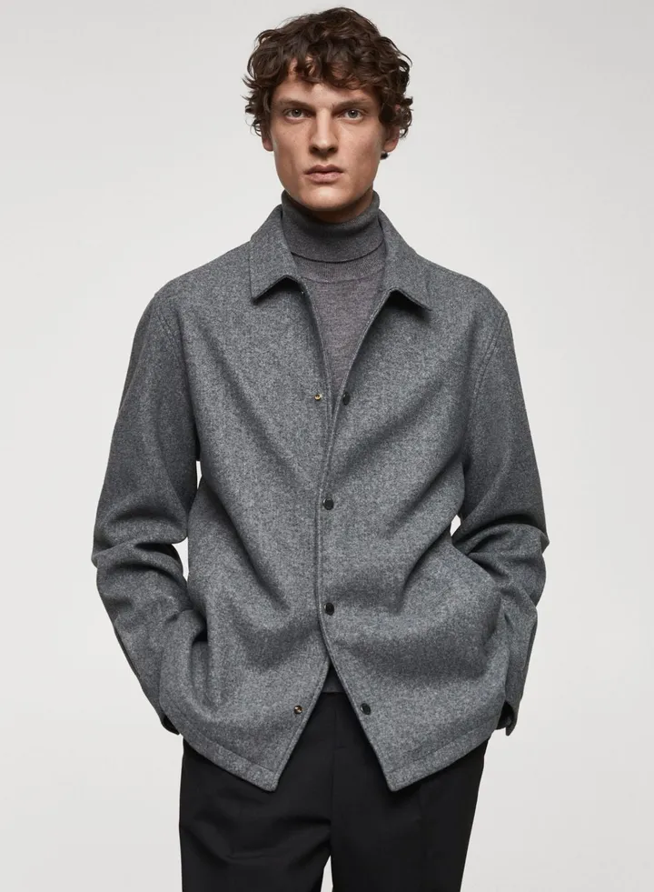 Snap Buttons Overshirt 