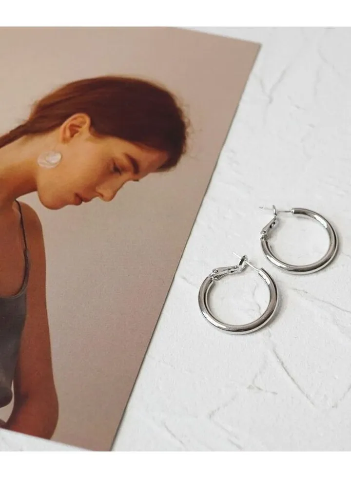 Casual Women Elegant Silver Earrings