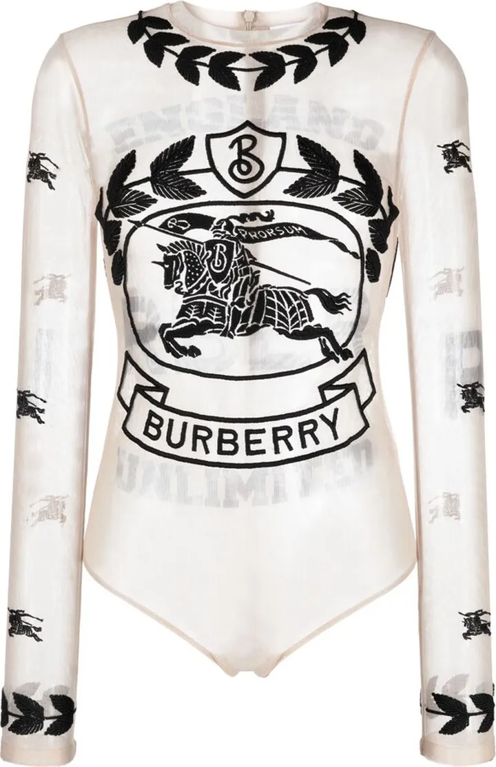 BURBERRY- Logo Bodysuit