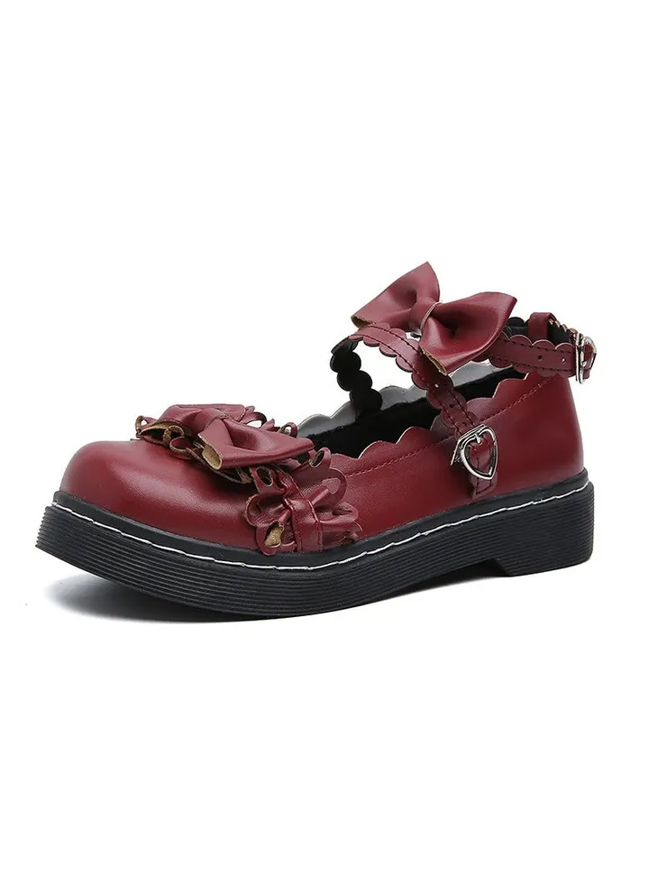 New Girls Student Cute Little Leather Shoes
