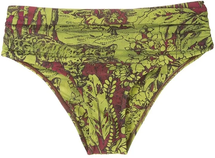 Touch camouflage print bikini bottoms