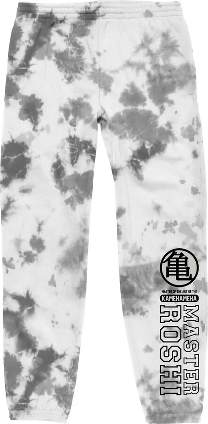 DBZ Master Roshi Kamehameha Master Men’s Cloud Wash Jogger Sweatpants-Medium