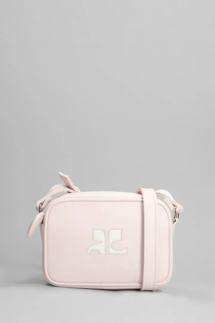 Shoulder Bag In Rose-pink Leather