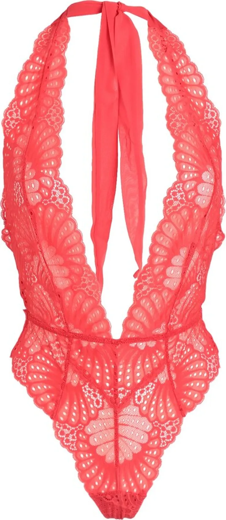 Elodie Soft Body Lingerie Bodysuit Red
