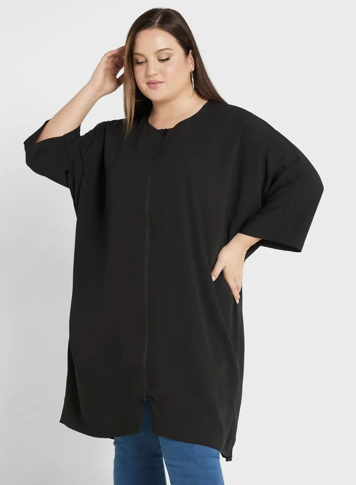Zip Detail Kimono