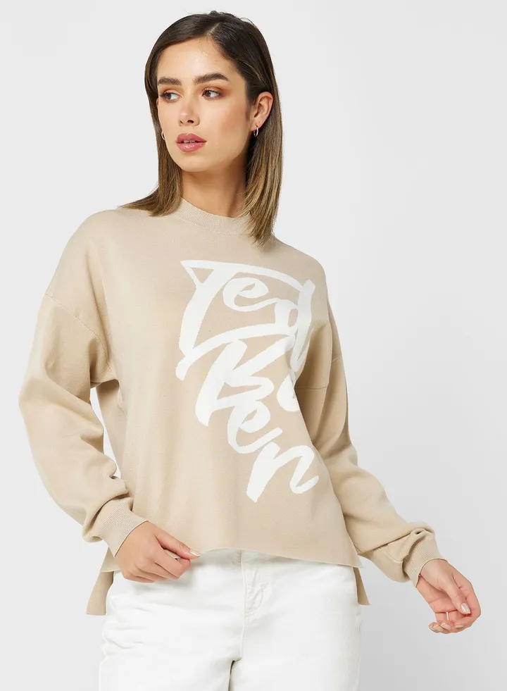 Jacquard Knitted Sweater