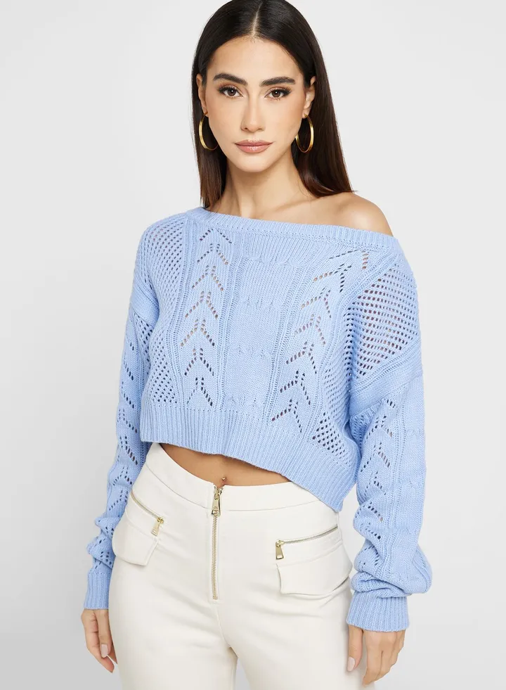 Drop Shoulder Sweater