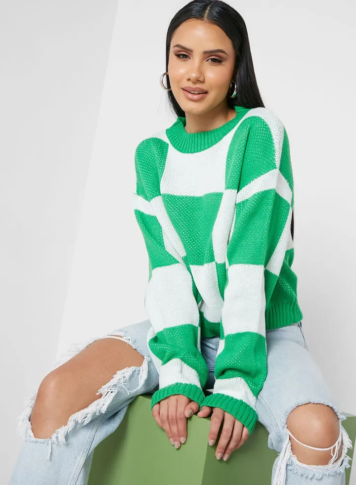 Printed Sweater