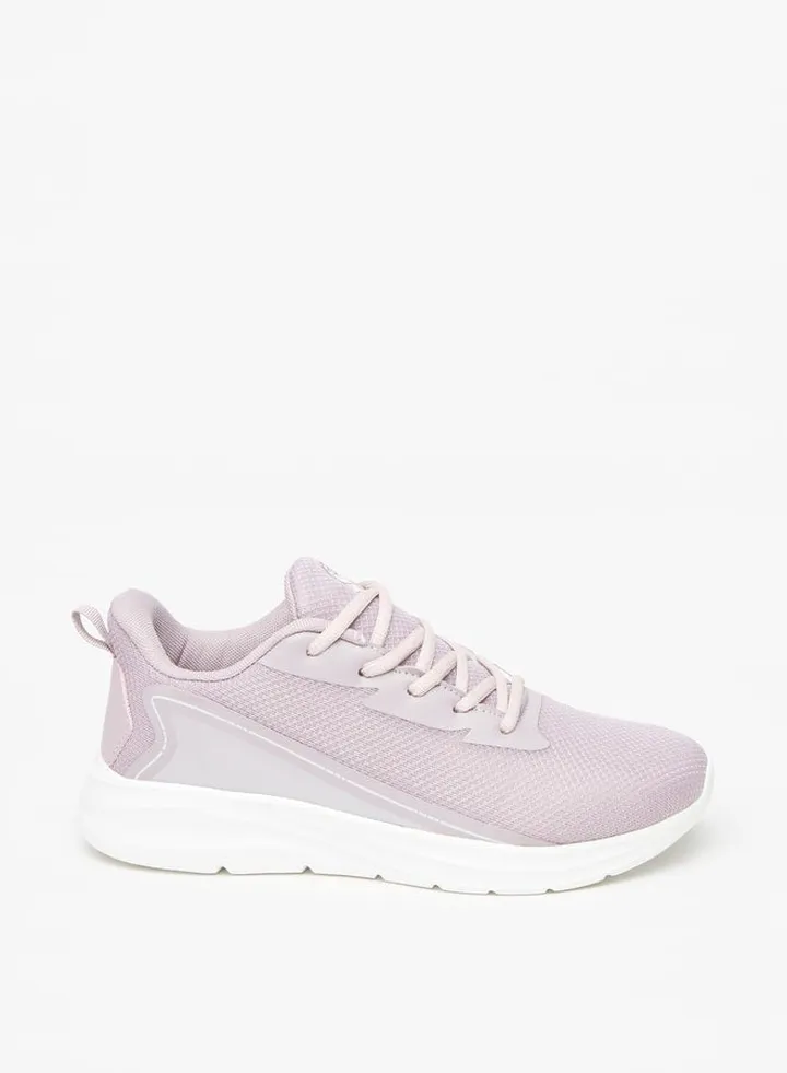 Women's Textured Lace-Up Sports Shoes
