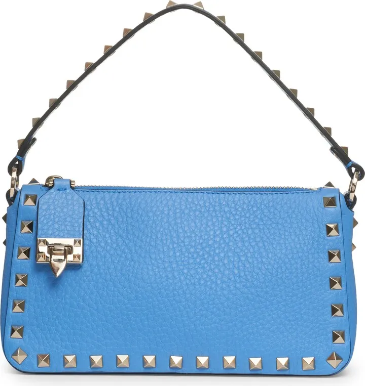 Small Rockstud Leather Shoulder Bag