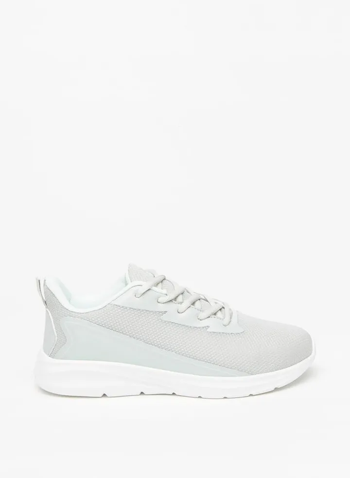 Women's Textured Lace-Up Sports Shoes