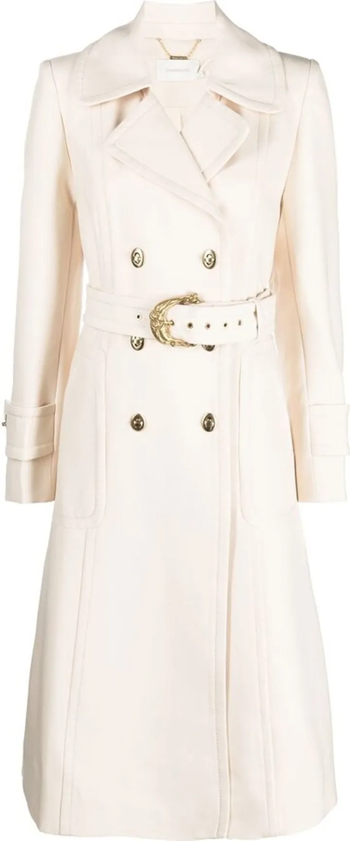 Belted Double-Breasted Coat