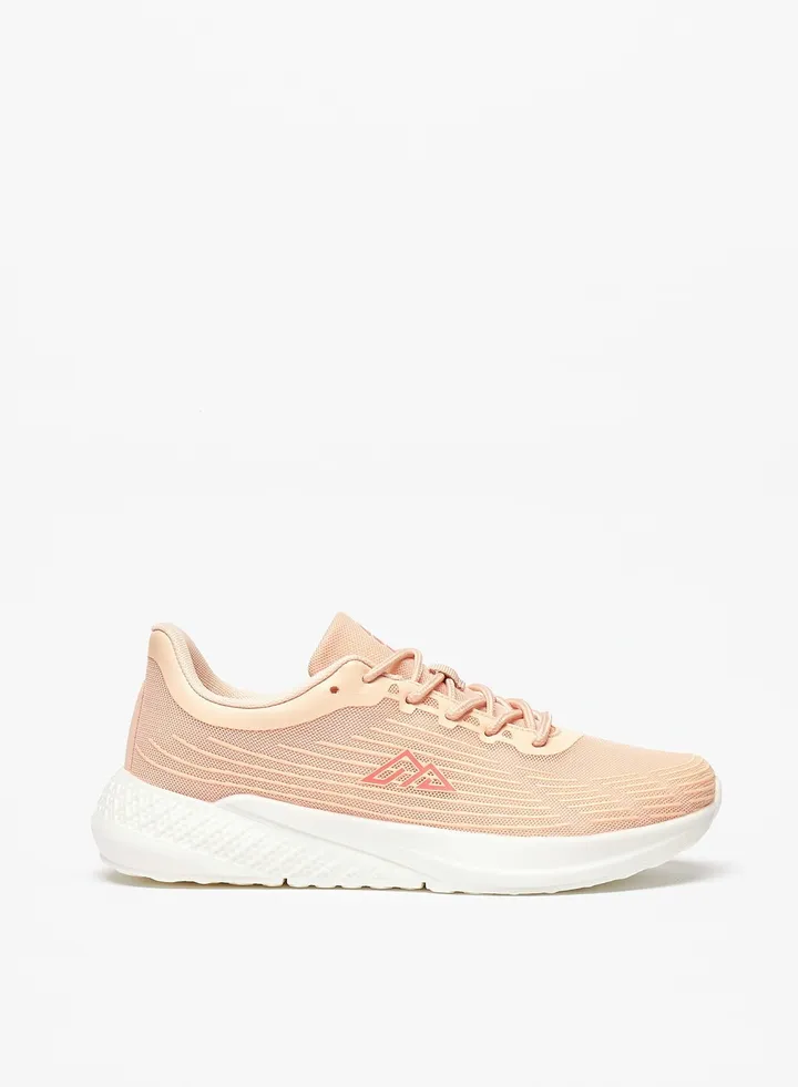 Womens Textured Lace-Up Sports Shoes By Shoexpress