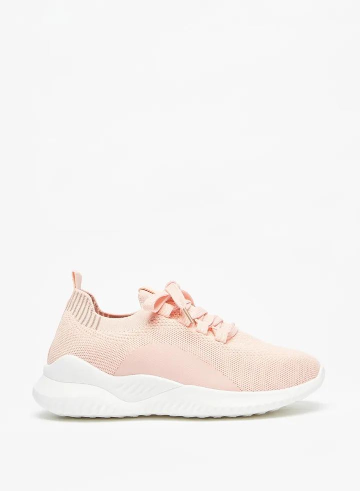 Womens OAKLAN Textured Lace-Up Sports Shoes