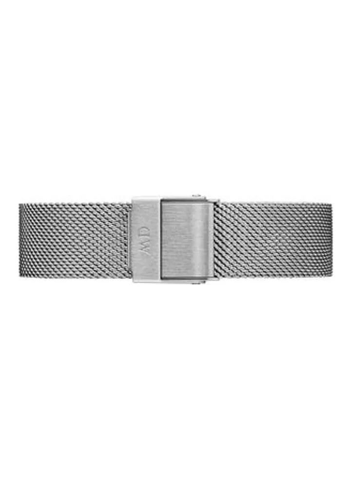Unisex Petite Sterling Stainless Steel Mesh Watch Strap