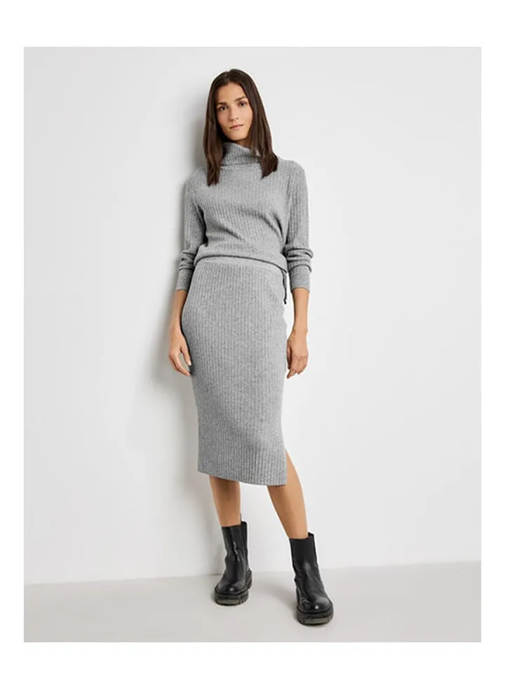 Knit Skirt grey