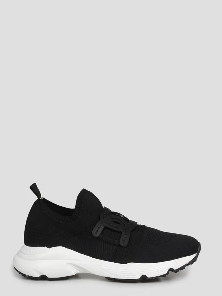 Tod`s slip-on sneakers in stretch cotton knit.