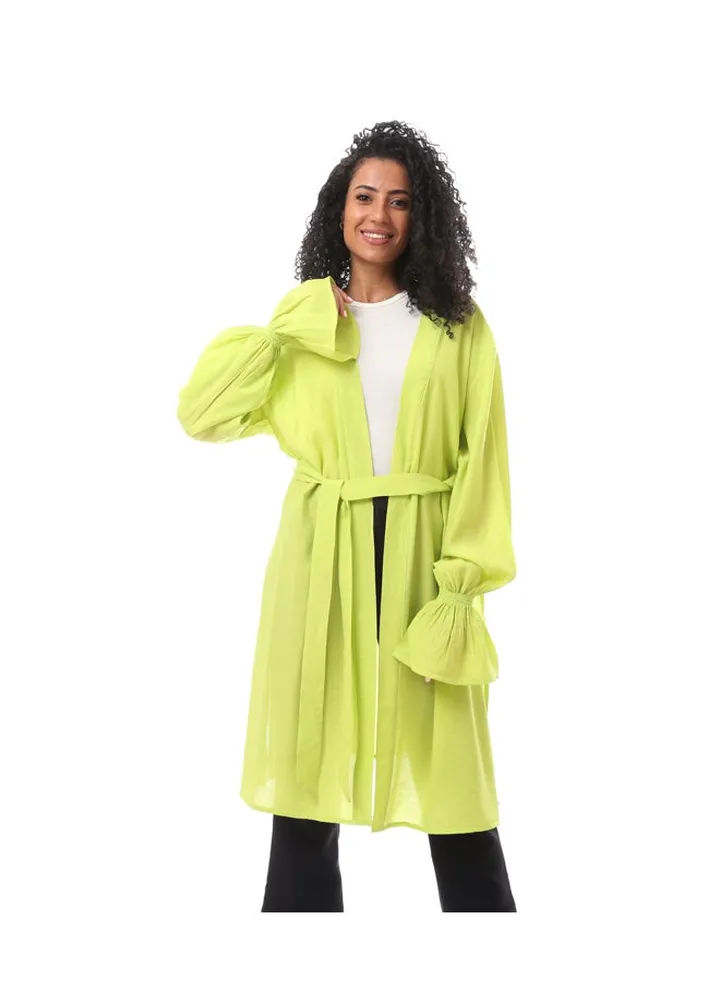 Women's Casual Cardigan With Belt