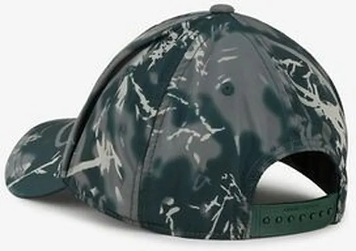 Recycled nylon field print baseball cap