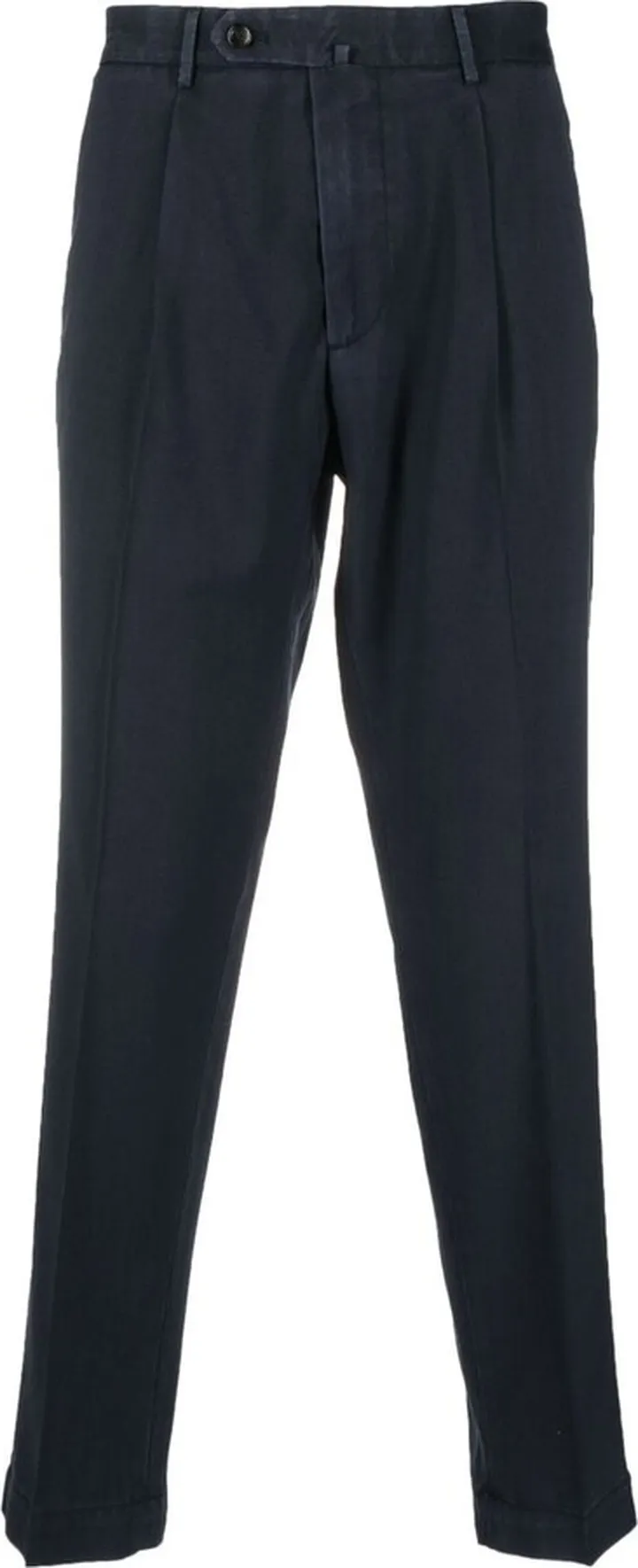 Tapered-Leg Tailored Trousers