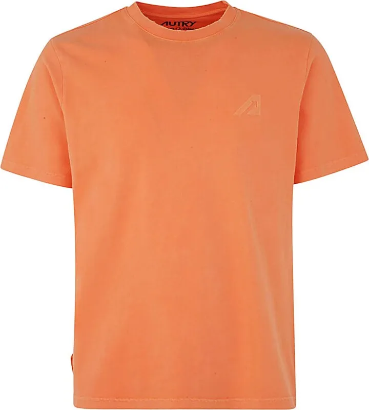 T-shirt Supervintage Man Tinto Orange