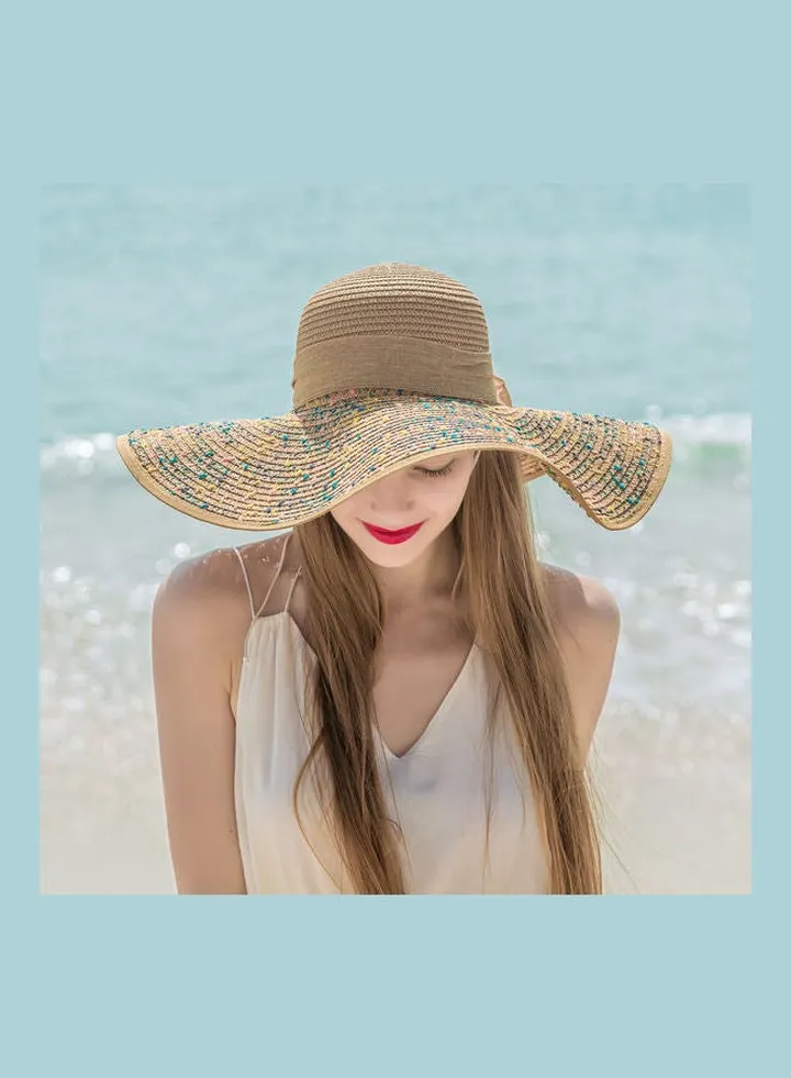 Foldable Floppy Hat Brown