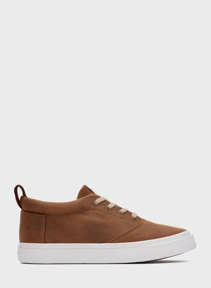 Youth Lace Up Low Top Sneakers