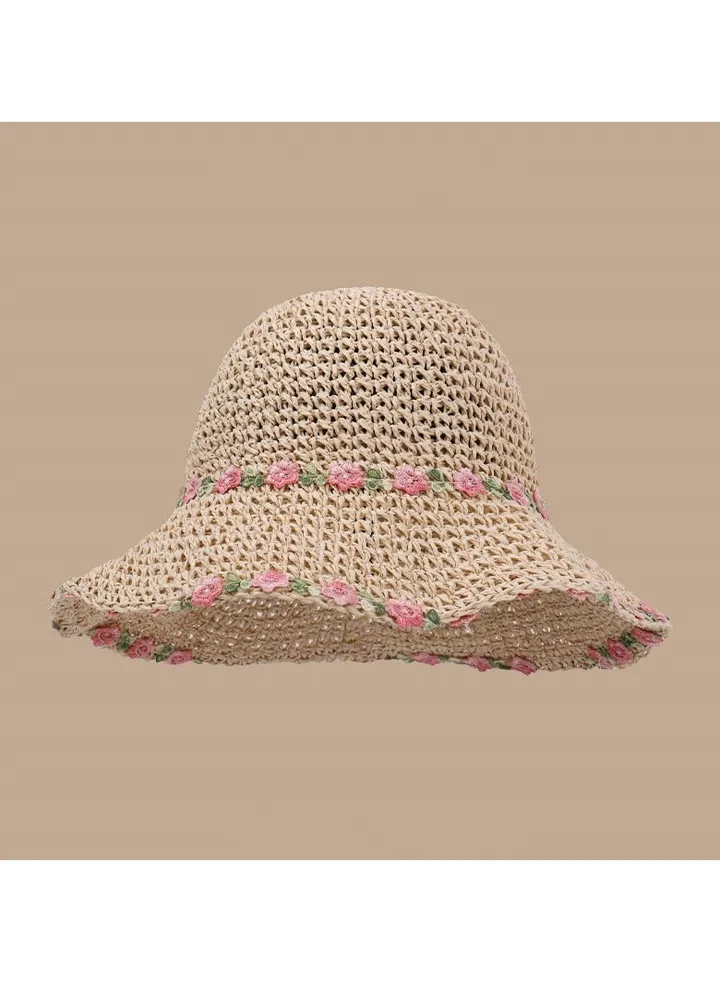 New Handmade Woven Sun Hat 56-58cm