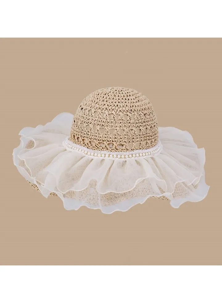 New Handmade Woven Sun Hat 56-58cm