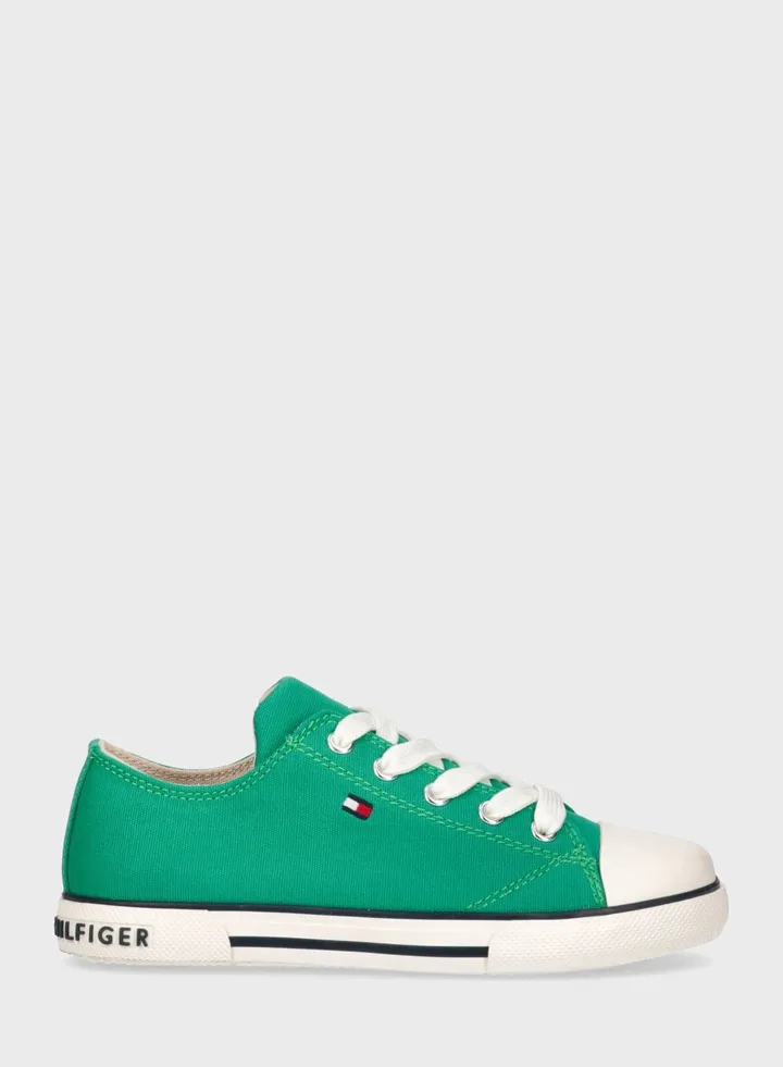 Kids Low Top Lace Up Sneakers