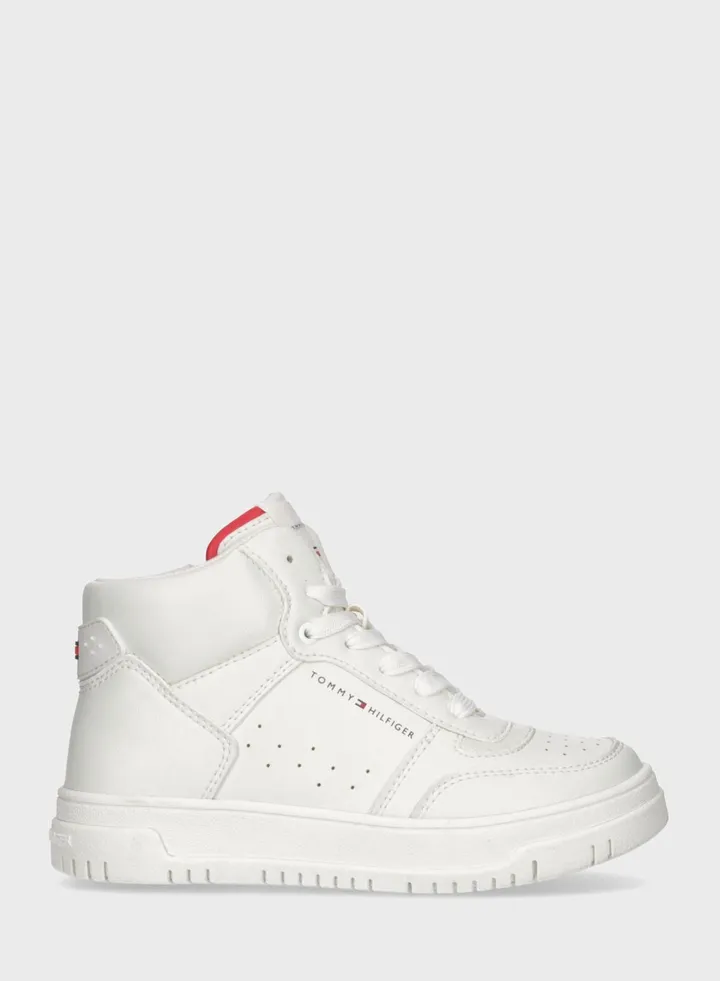 Kids High Top Zipper Sneakers