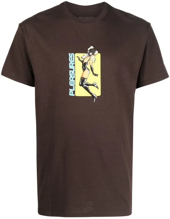 Baked graphi-print T_shirt