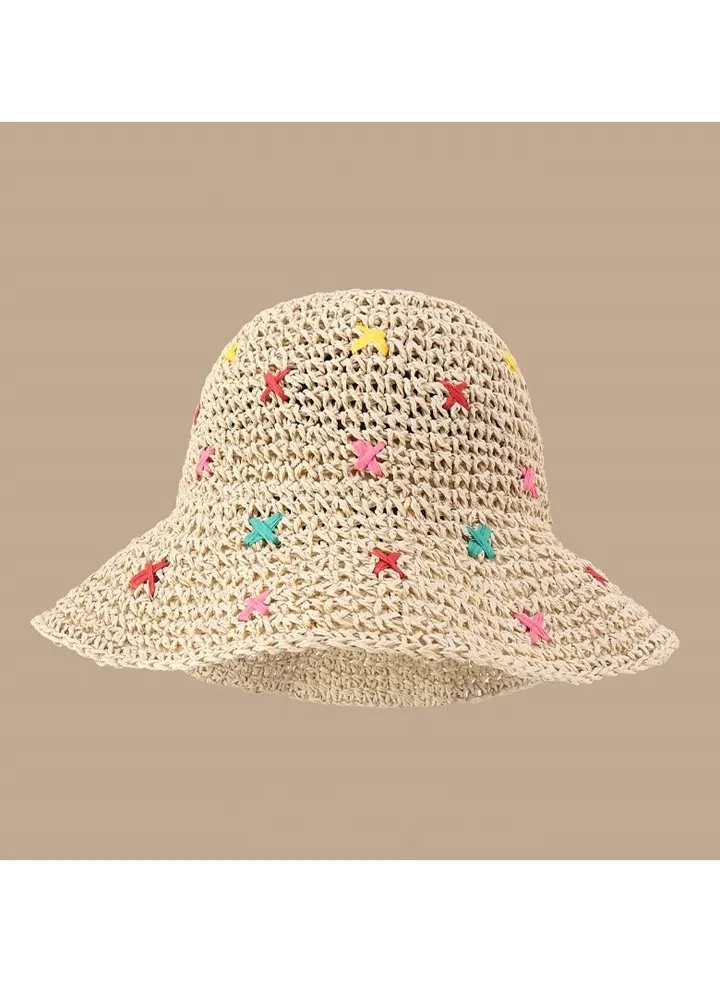 New Handmade Woven Sun Hat 56-58cm