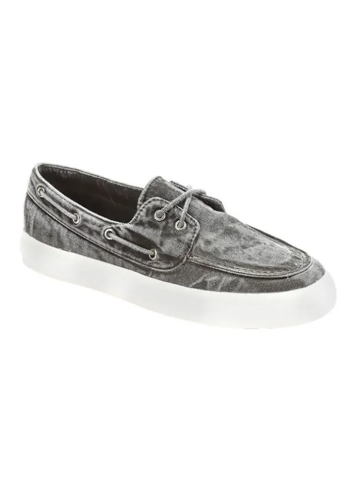Lace-Up Boat Shoes Grey