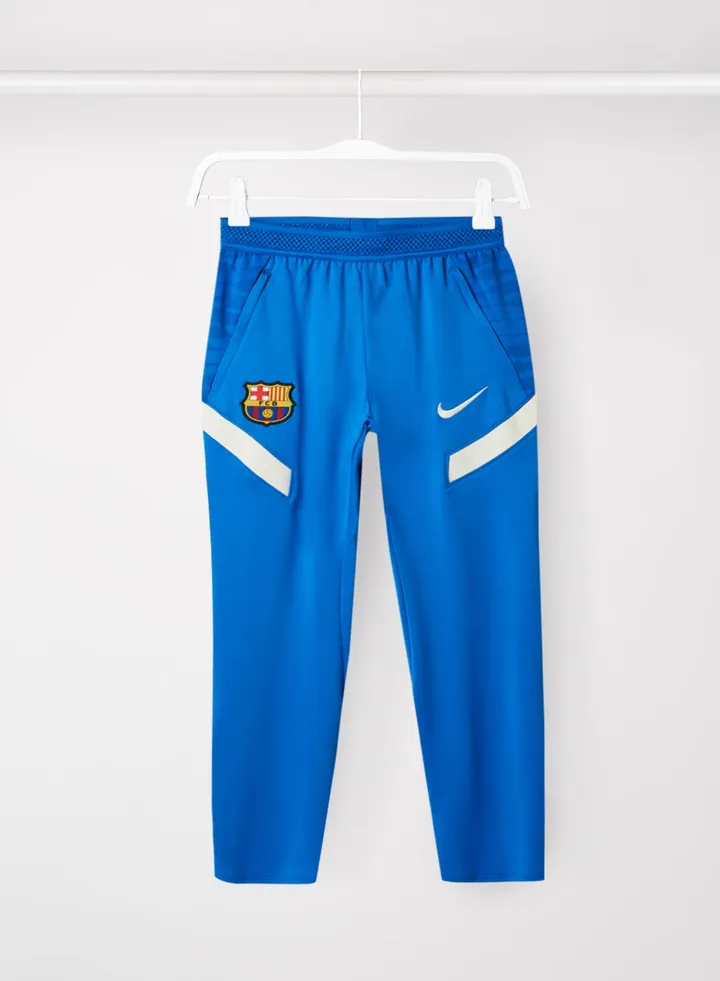 Older Kids FC Barcelona Strike Football Pants Blue