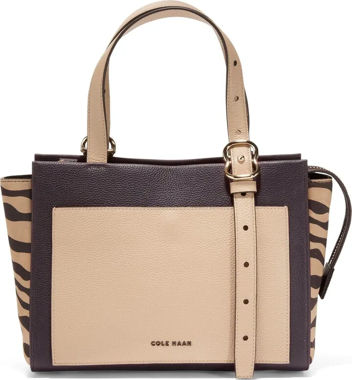 3-in-1 Convertible Leather Tote Bag