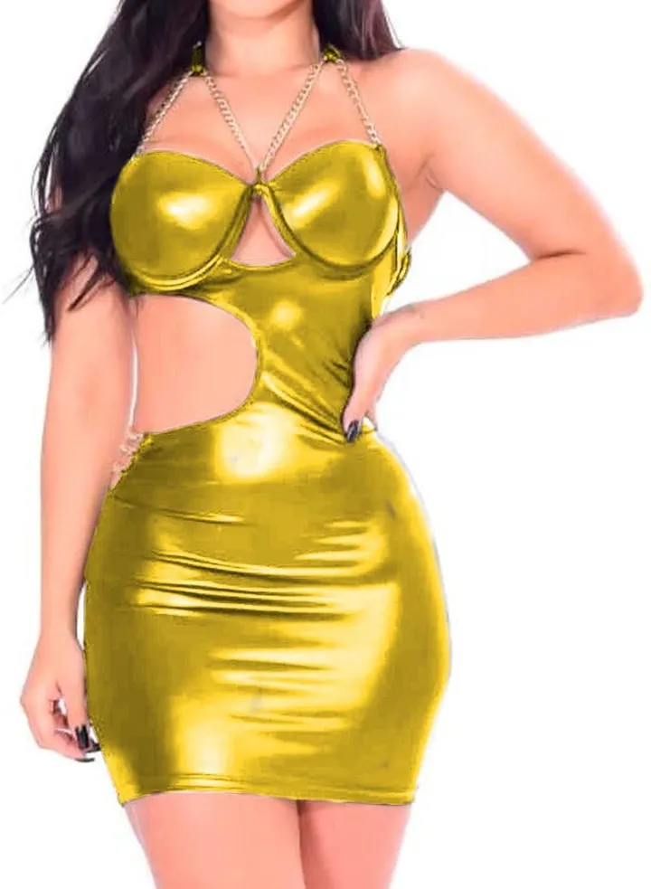 Lingerie Babydoll Playsuit 0247 Gold