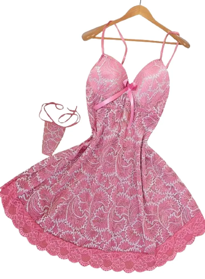 women's mini printed sleepdress