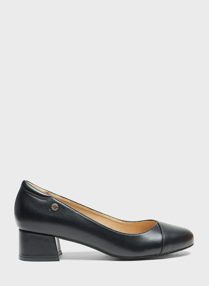 Block Heel Pumps