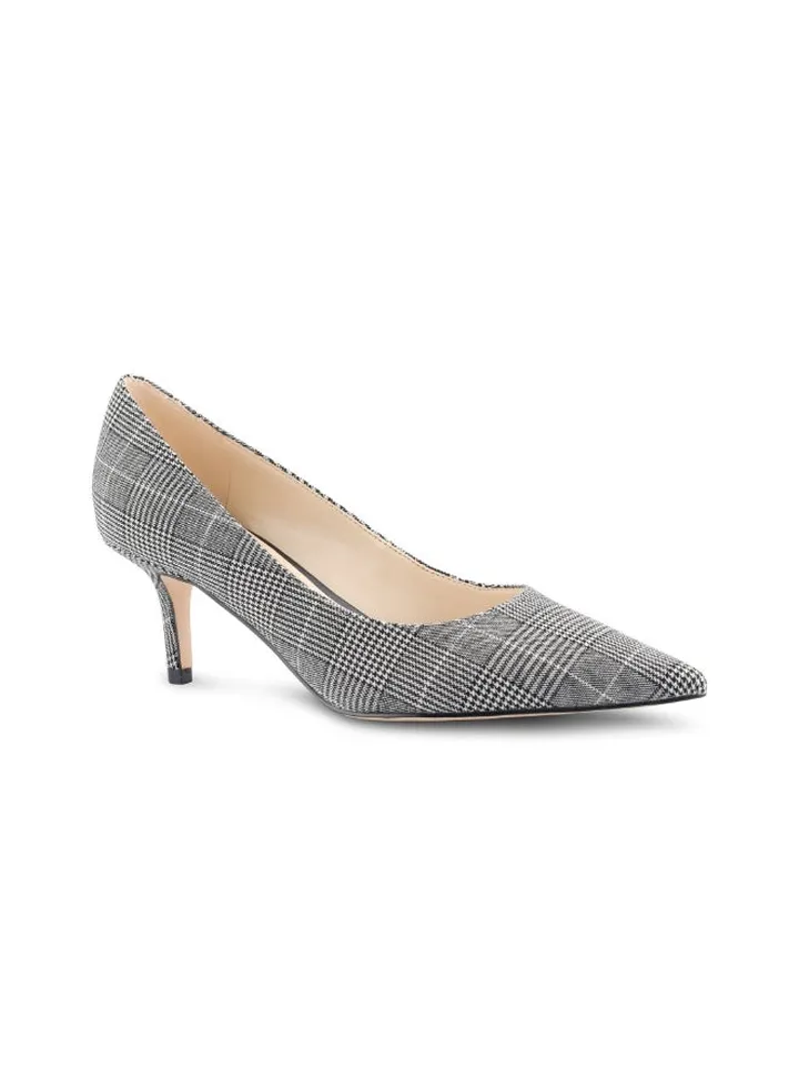 Arlene Pointy Toe Pumps Grey/Black