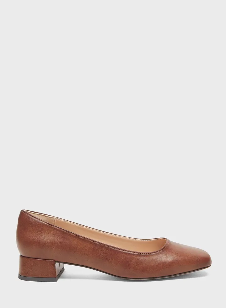 Block Heel Pumps