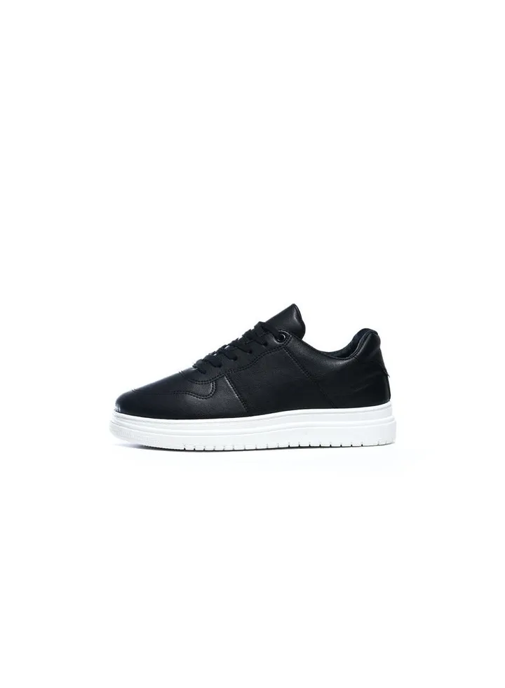 Basic Lace-up Flat Sneakers For Men
