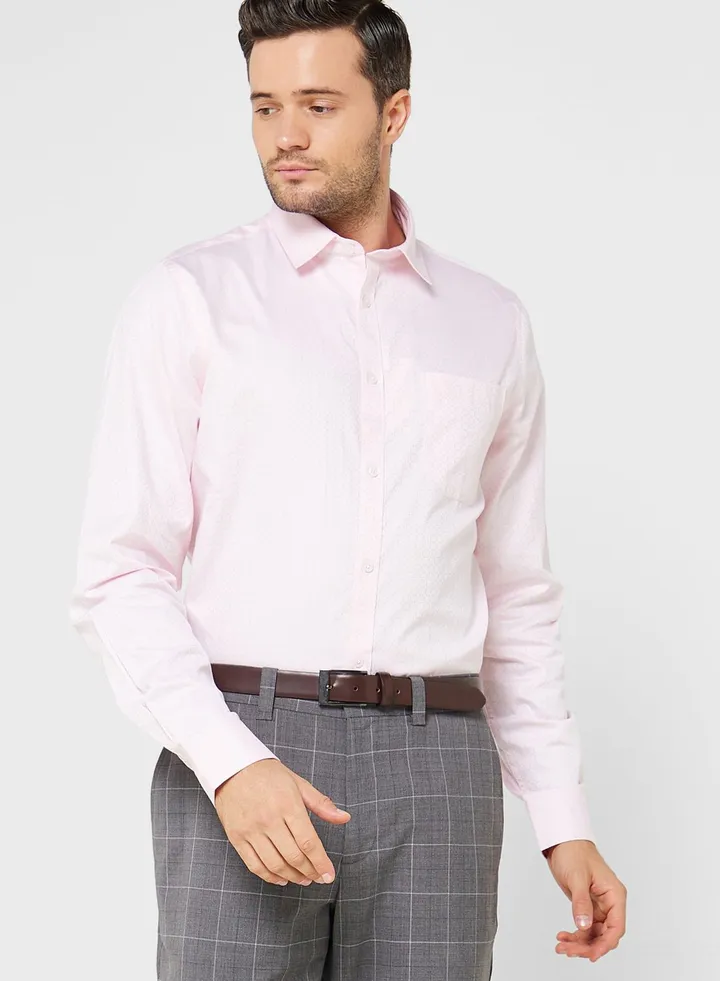 Dobby Full Sleeve Formal Shirt