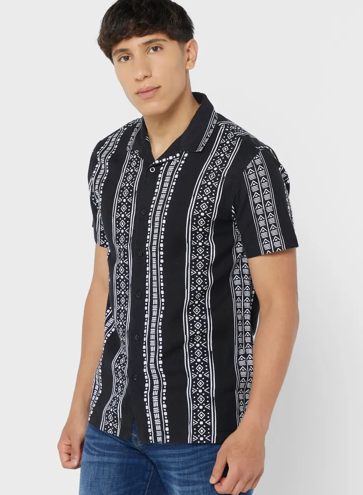 Brave Soul Printed Shirt