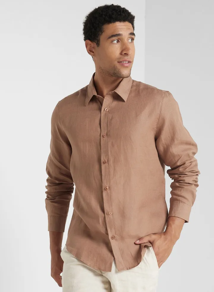 Long Sleeve Linen Shirt