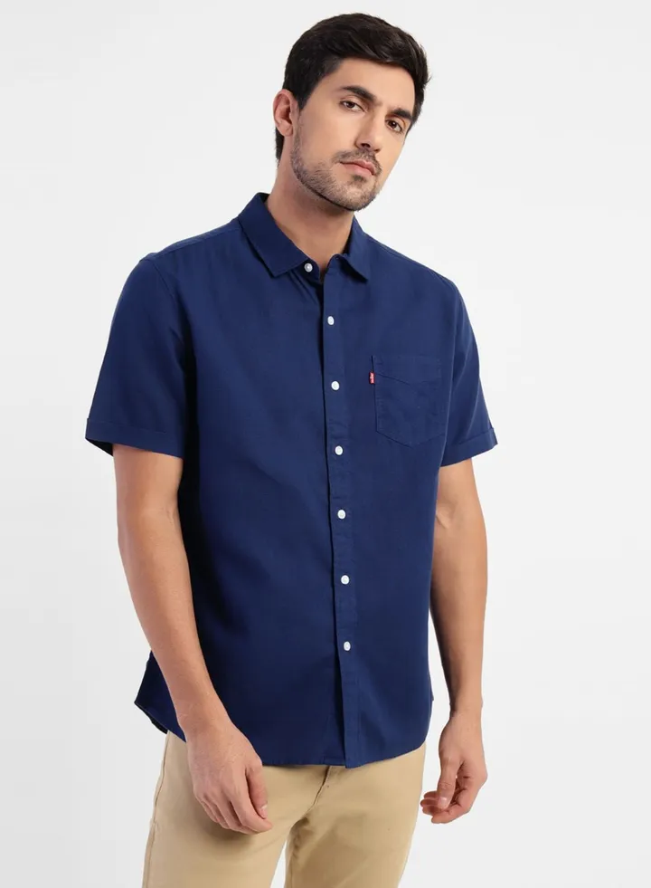 Pocket Detail Regular Fit Shirt