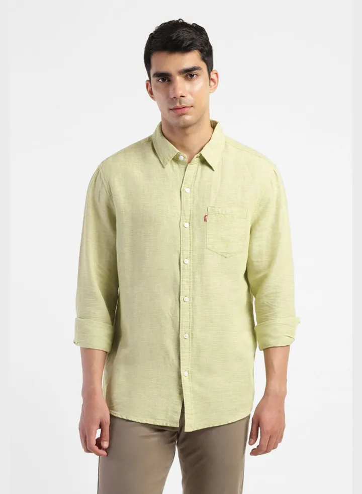 Pocket Detail Regular Fit Shirt